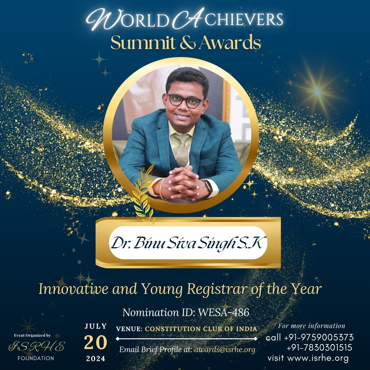 Dr. Binu Siva Singh S. K